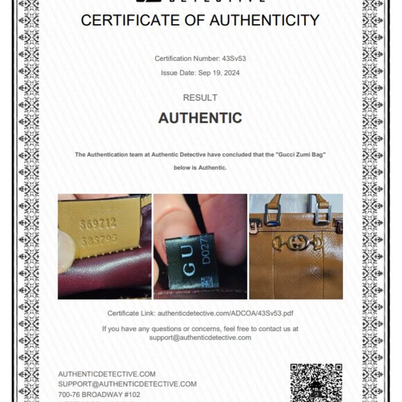 Authentic Rare GUCCI ZUMI IN SNAKE Phyton Skin M Size - Picture 8 of 17